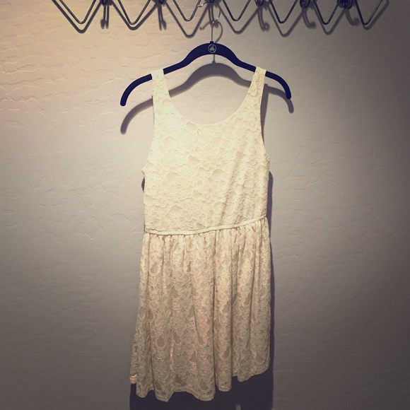 Ivory lace dress