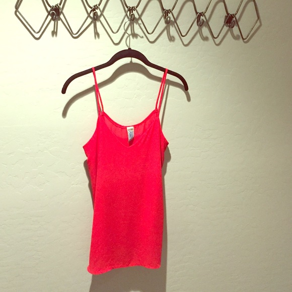 Red 100% polyester cami