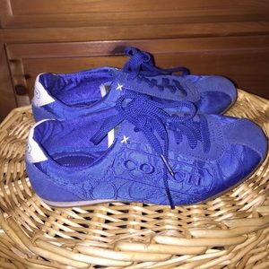 Blue COACH tennis shoes SIZE 5