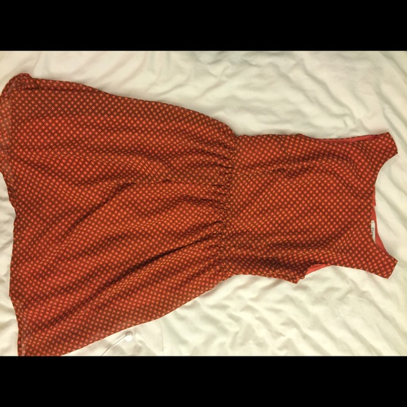 Forever 21 orange flower dress!