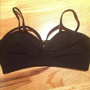 LF black bralette