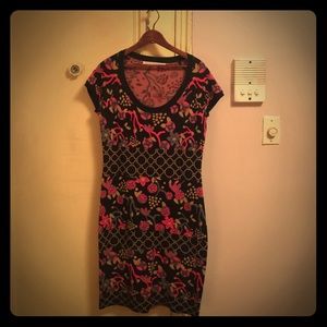 Rachel Roy multi colored sweater dress.