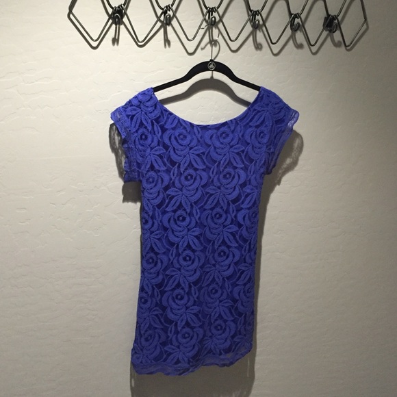 Lace purple/blue dress
