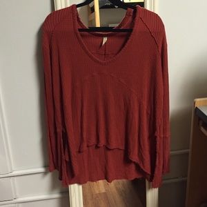 Free People Sunset Park Thermal - rust