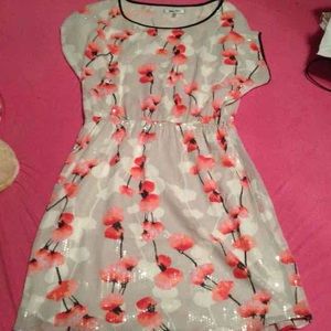 Cherry blossom sequin dress