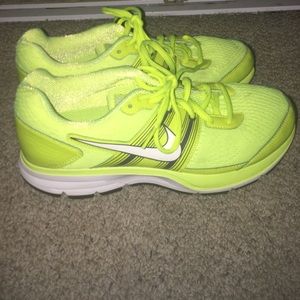 Neon Nike shoes