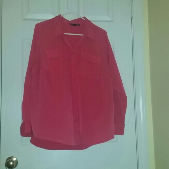 Pink button up , dress shirt