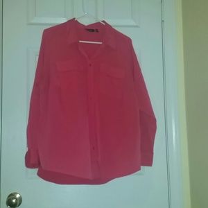 Pink button up , dress shirt