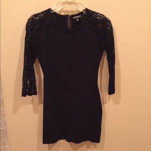 Pre loved black express dress.