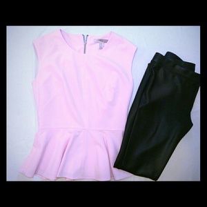 Pink Peplum top