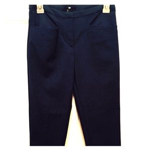 H&M Navy Blue Ankle Length Pants