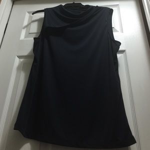 Very Nice Black Turtle Neck Tank Top