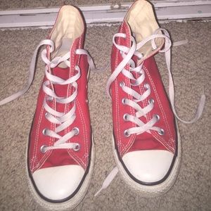 Red high top converse!