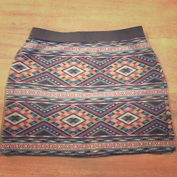 The cutest tribal mini skirt