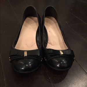 Cole Haan x Nike Air Chic Patent Black Flats