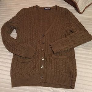 American Apparel olive green cardigan