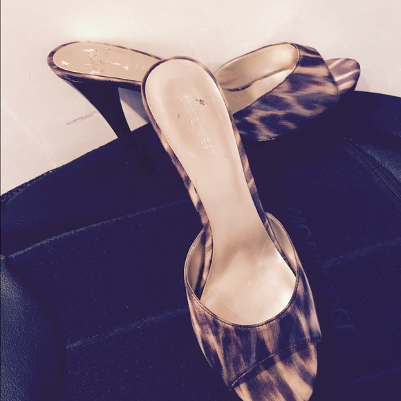 Nine West high heel mules