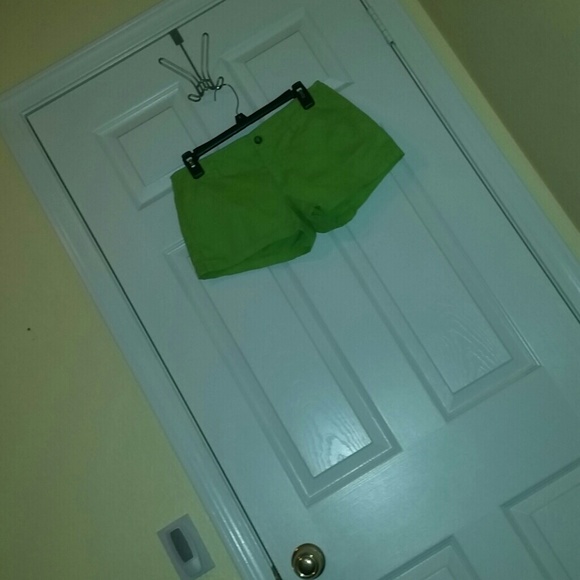 Lime green shorts