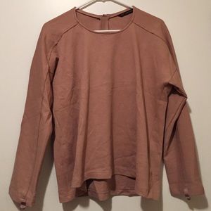 Zara Thick Weave Rose Sweater