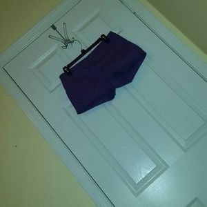 Purple shorts