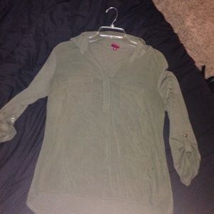 Army Green Blouse