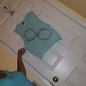 Mint green tank top