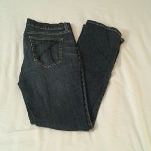 New York and Co Mid rise straight leg jeans