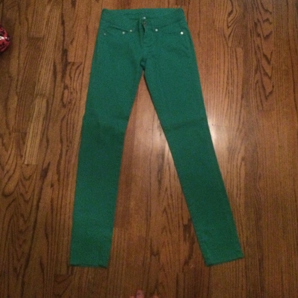Green jeans