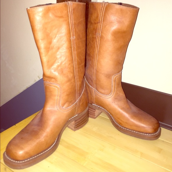 Brand New! FRYE Campus Boot, rich Camel Color