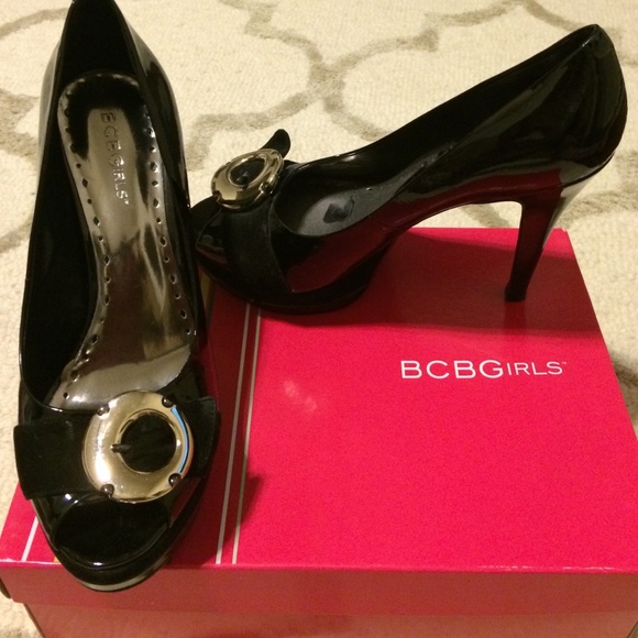 BCBG girl black heel.