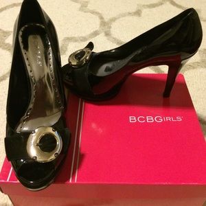 BCBG girl black heel.