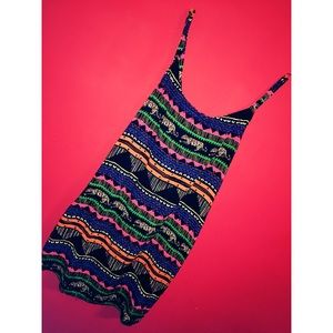 H&M Tribal Multi-Colored Dress