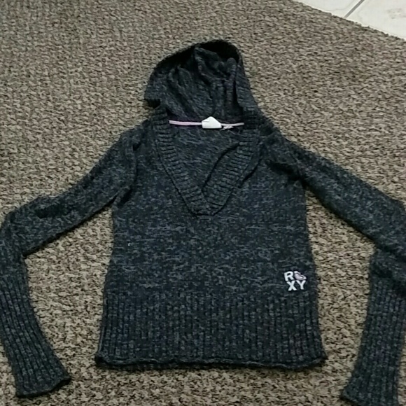 Black and grey sweater
