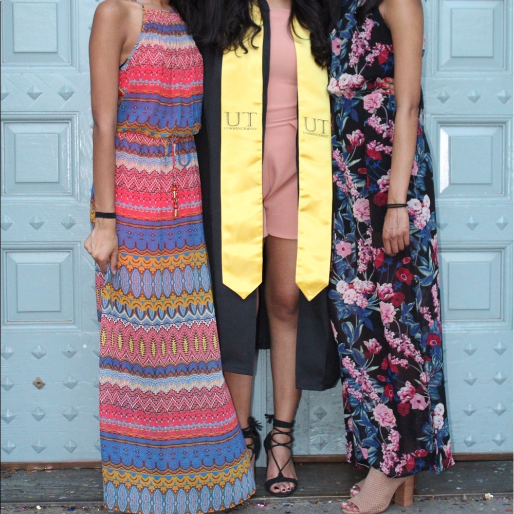 Printed maxi dress