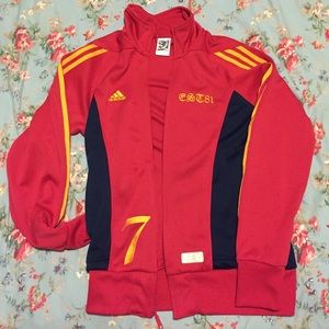 Small Mens España World Cup VILLA Adidas Jacket
