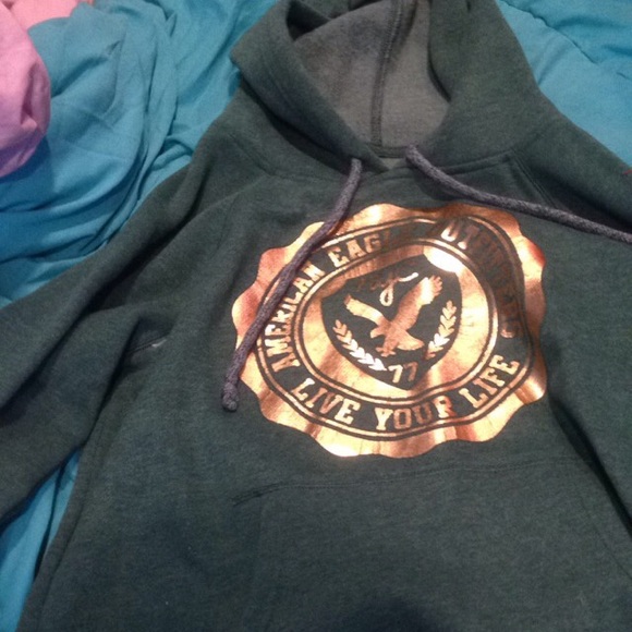 American eagle green hoodie! NWOT