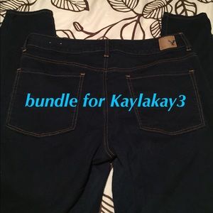 2 American Eagle Hi-Rise Jegging