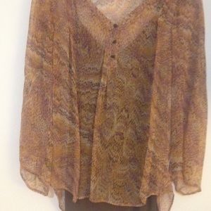 Ella Moss flowy top with camisole