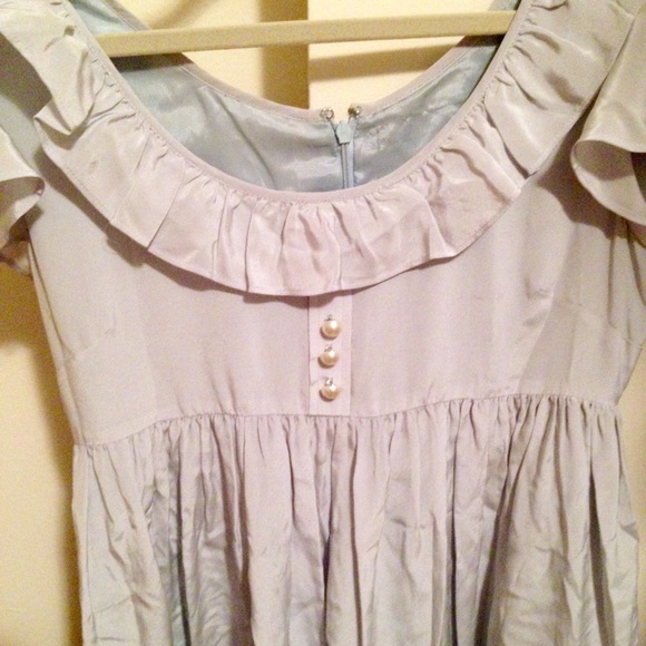 Vintage Betsey Johnson Light Blue Dress