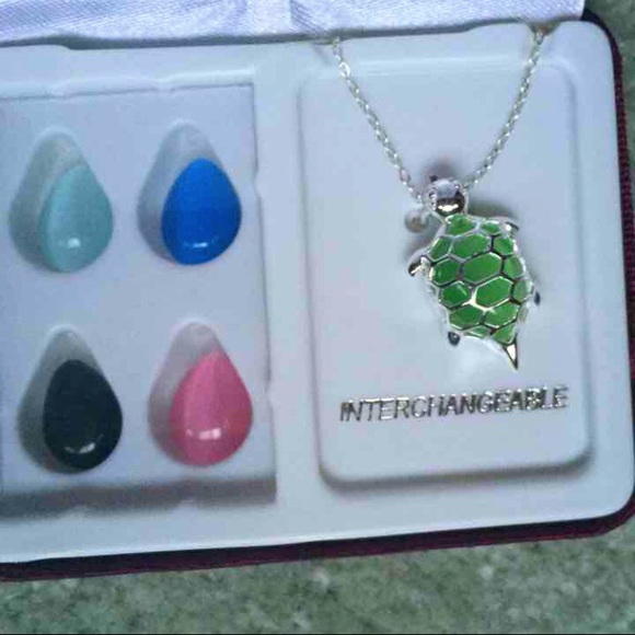 ❌SOLD on Mercari❌ Rare Turtle necklace silver - Picture 2 of 4