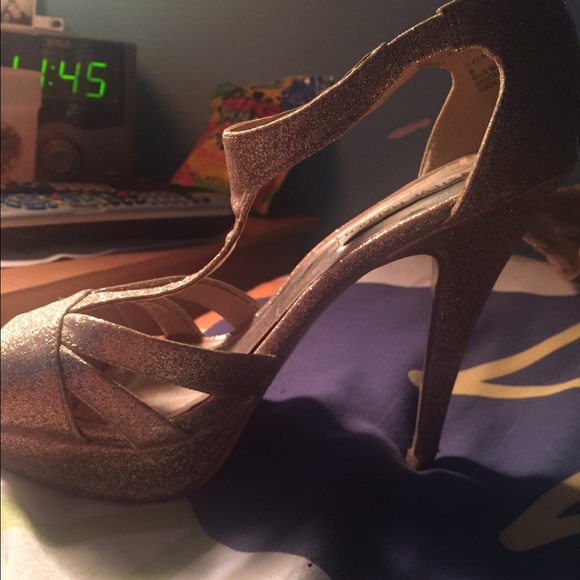 Gold,, sparkly , Steve Maddens