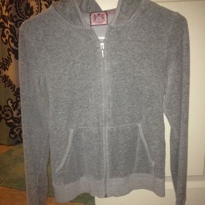 Grey juicy couture zip up