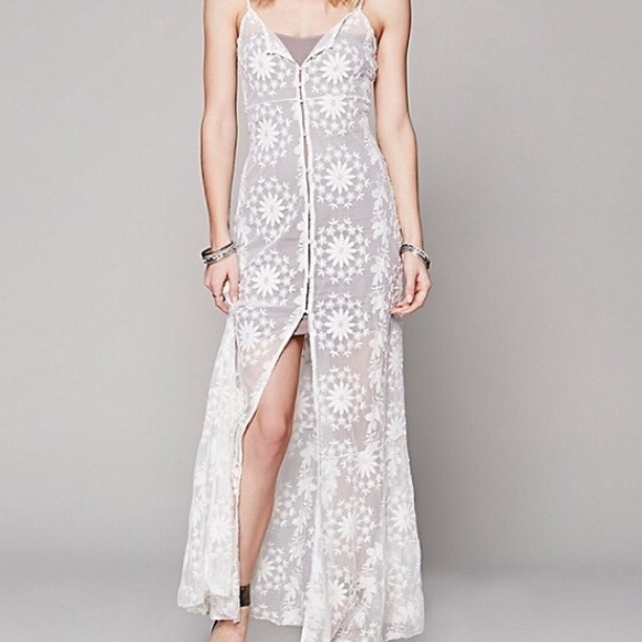 ISO Queen of Flowers Maxi Slip. Size XS - Picture 2 of 3