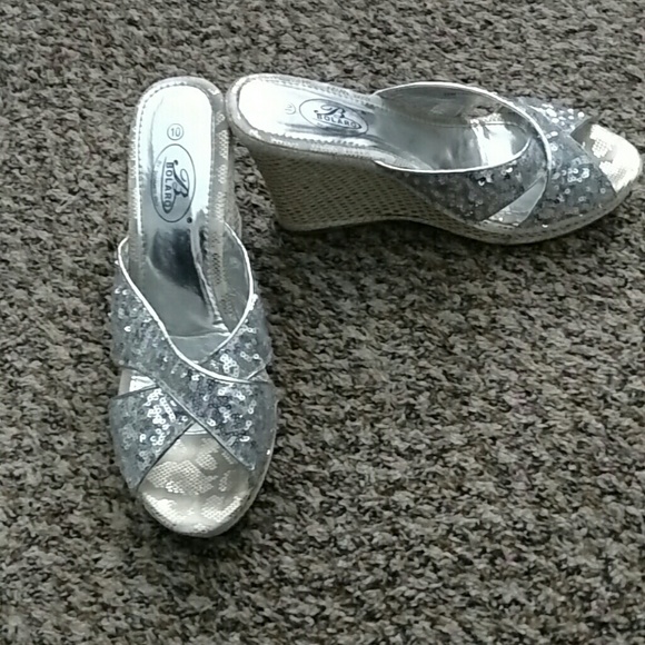 Sequined Wedges