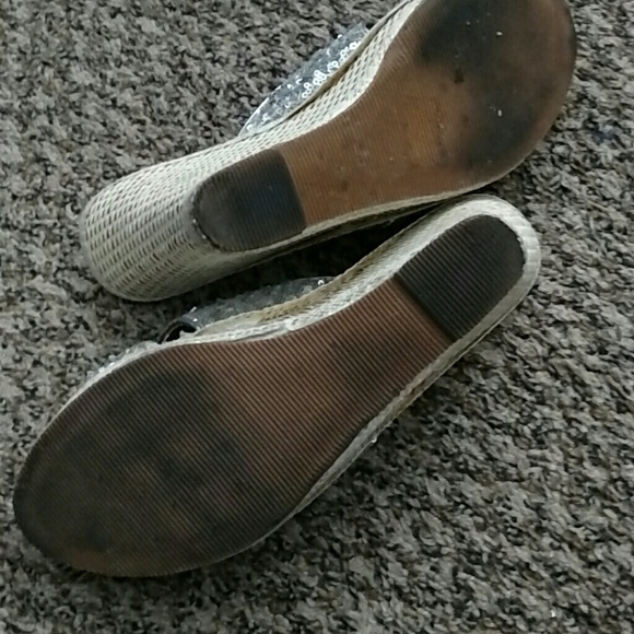 Sequined Wedges - Picture 2 of 3