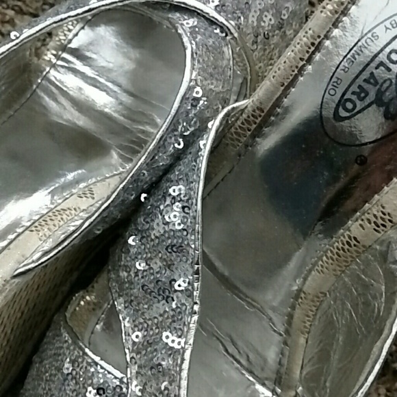 Sequined Wedges - Picture 3 of 3