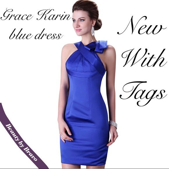 Grace Karin blue dress -STORE CLOSING