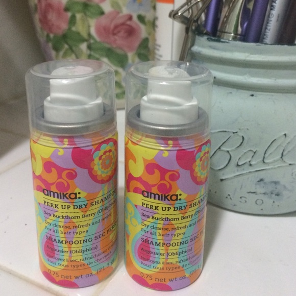Amika Perk Up Dry Shampoo Travel Size (2x 0.75 oz)