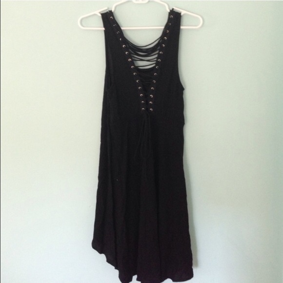 Tobi Back Corset Black Dress - Picture 3 of 4