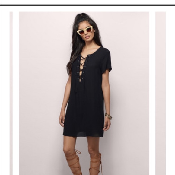 Tobi Back Corset Black Dress - Picture 4 of 4